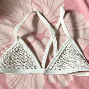 Posh Pua crotchet top in sand